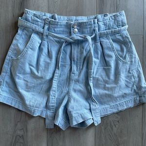 American eagle striped mom jeans shorts